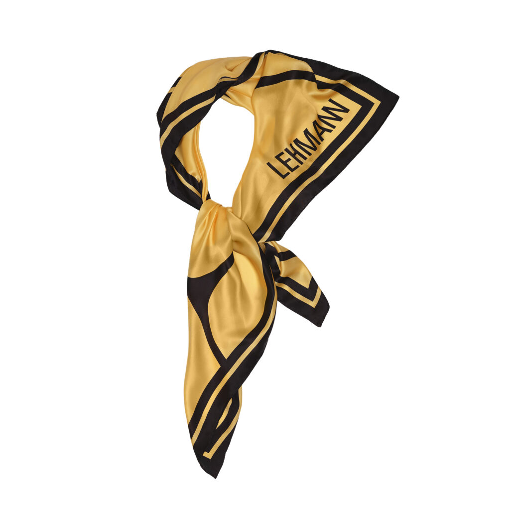 Yellow Stone Silk Scarf